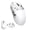 White, variant on Ultra-Lightweight Wireless Gaming Mouse with Decorative Stickers, 59g Tri-Mode Rechargeable Mouse, 1000Hz Polling Rate, Ergonomic Design for Gaming, Work, Laptop & PC, White
