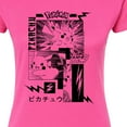 thumbnail image 3 of Pokémon - Pikachu Manga - Juniors Fitted Graphic T-Shirt, 3 of 5