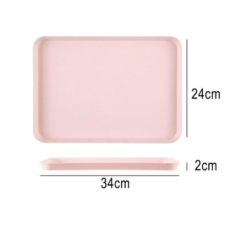 

Rectangular Serving Tray Anti Slip Scratch Resistant Plastic Food Serving Tray