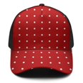 thumbnail image 2 of Design Pattern Baseball Cap – Stylish Spliced Design Adjustable Trucker Hat with Full Print Front & Brim, Breathable Cotton Blend Snapback for Sports, Travel & Daily Wear, 2 of 3