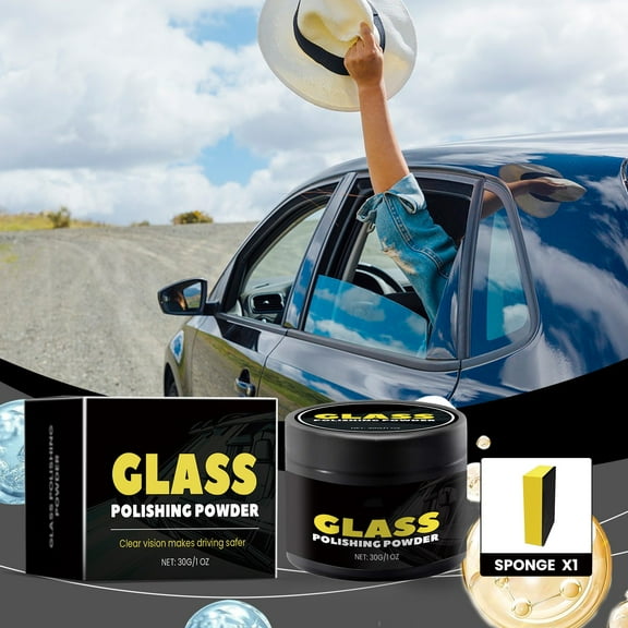 Glass Scratch Remover Polishing Powder 30g – Premium Surface Restoration Glass Cleaner for Home & Professional Use, Durable Glass Polishing Compound