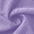 thumbnail image 6 of Tqcoqu 3/4 Length Sleeve for Women Tops Dressy Casual Shirts V Neck Summer Blouses with Buttons Trendy Clothes,Purple,Women's S-XXXXXL, 6 of 10