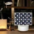 thumbnail image 6 of Cauagu Llamas 1 for Rectangle Acrylic Night Light - Acrylic Modern Bedside Light with LED Light Lamp Base - Decorative Night Lamp for Restaurant Bar Cafe Shop, 6 of 9