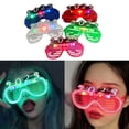 thumbnail image 2 of New Year 2025 Glasses Flashing Glasses Light Up Eyewears Party Props Decoration Carnivals Photo Props Eyewears 12PCS, 2 of 8