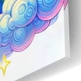 thumbnail image 3 of Epic Art 'Unicorn Over Rainbow' by Rey Klimt Acrylic Glass Wall Art, 12" x 12", 3 of 8