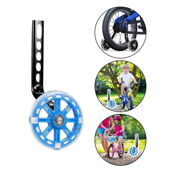 Goowood Bicycle Training Wheels Universal Bike Stabilizers Heavy Duty Support Wheels Steel Bracket Rubber Flash Fits 12 14 16 18 20 inch