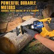 AILONGCITY 21 V Cordless Reciprocating Saw, 4.0 Ah, 3500 RPM