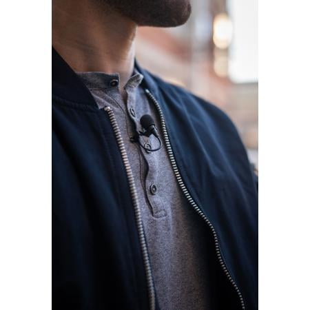 Sennheiser - XS Lav USB-C Mobile Kit Omnidirectional Clip-on Microphone with Smartphone Clamp & Manfrotto PIXI Mini Tripod