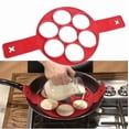 thumbnail image 2 of Pancake Egg Ring Maker Nonstick Cooking Tool Round Heart Pancake Maker Egg Cooker Pan Flip Eggs Mold Kitchen Baking Accessories, 2 of 9