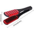 thumbnail image 4 of Alisadores de pelo, cepillo alisador de pelo 2 en 1, peine, placa de doble cara, cerdas, cepillo de pelo, abrazadera, fibras naturales, peinado ER, 4 of 5