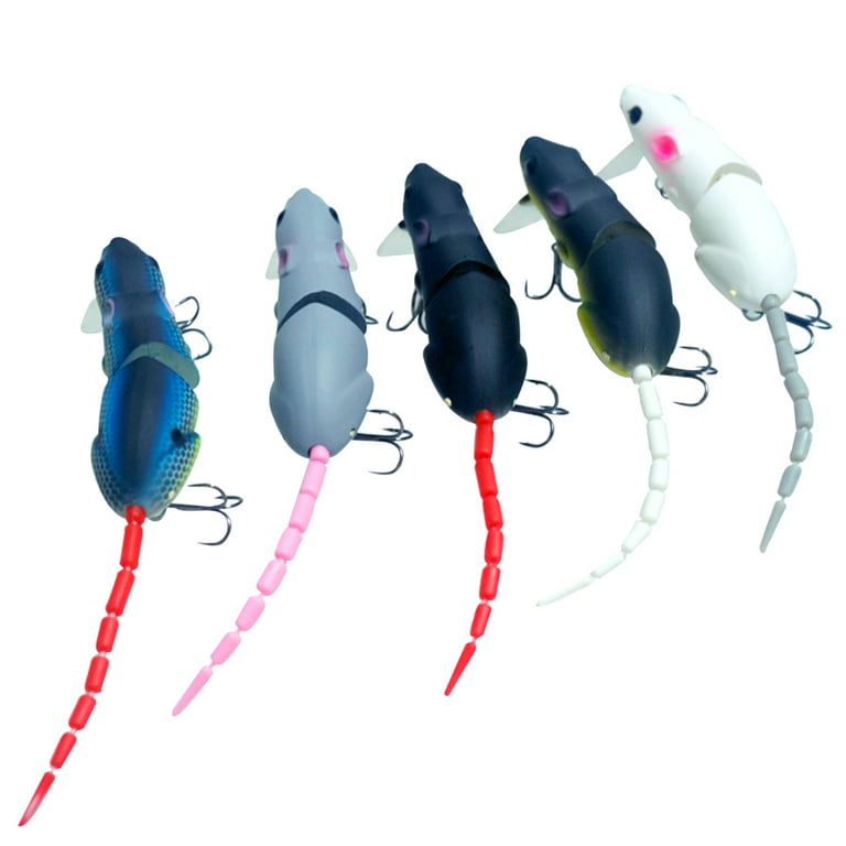 YMH 15.5g Artificial Rat Lure Vivid Wide Swing Section Design