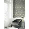 thumbnail image 2 of NextWall  Honeysuckle Trail Peel and Stick Wallpaper 20.9 in. W x 18 ft. L - Daydream Grey, 2 of 9