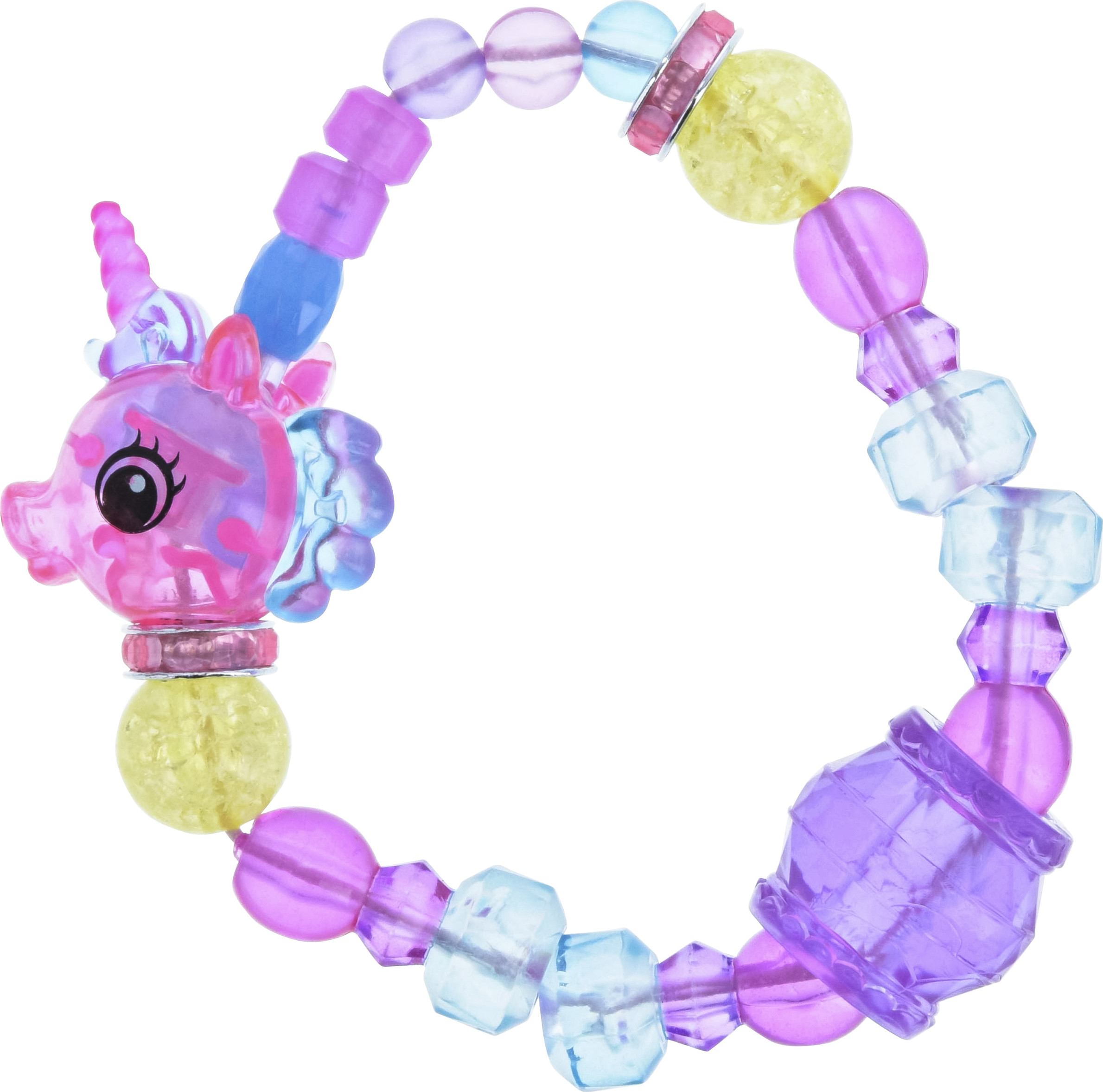 Children's Sterling Silver Purple Unicorn Bracelet for Little