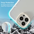thumbnail image 4 of Kickstand Case for iPhone 11 6.1 inch, 2 Stand Modes Built-in Camera Ring Stand Clear Soft Slim Back Cover with Invisible Stand Anti-Scratch Durable Shockproof Protective Bumper Case - White, 4 of 11