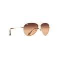 thumbnail image 2 of Gafas de sol Maui Jim Mavericks polarizadas doradas y bronce medianas, 2 of 7