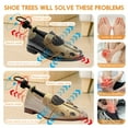 thumbnail image 6 of FIXPARTS Wooden Shoe Stretcher,4-Way Shoe Expander Widener,Shoe Tree Wide feet for Women & Men,Pair, 6 of 7