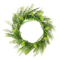 thumbnail image 1 of Guirnalda Planta falsa Hojas de helecho Guirnalda Decoración verde Decoración colgante Colgador de puerta de boda Blanco tholdsy HA9069-01B, 1 of 6