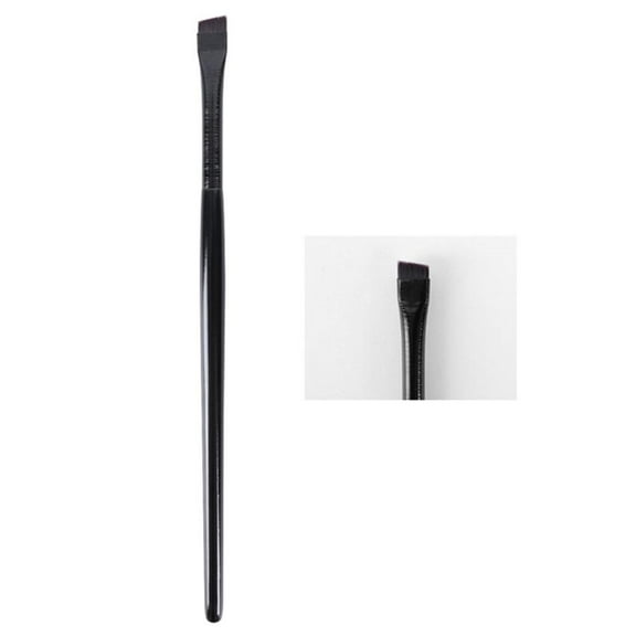 Eyebrow Brush, Angled Makeup Brush for Eyebrows and Eyeliner, Nylon Bristles, Plastic Handle