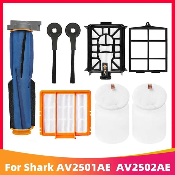 Compatible For Shark AV2501AE AV2502AE Robot Vacuum Cleaner Spare Parts Accessories Main Side Brush Hepa Filter Primary Filter~0655