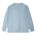 thumbnail image 5 of jtjvou Full Zip Up Sweatshirt Women No Hood Fall Winter Trendy Casual Loose Long Sleeve Workout Collared Jacket with PocketsBlue XXL, 5 of 6