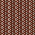 thumbnail image 1 of Ahgly Company Indoor Square Patterned Saffron Red Area Rugs, 6' Square, 1 of 6