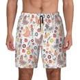 thumbnail image 2 of Goofa Funny Chicken Printed Men's Swim Trunks Board Shorts Quick Dry Mens Swimming Trunks with Compression Liner,Breathable Fit Hawaii Beach Shorts-Small, 2 of 9