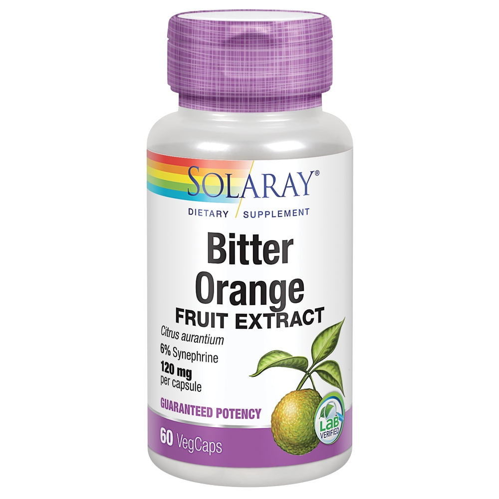Solaray Bitter Orange Fruit Extract 120 mg 6 Synephrine Healthy
