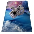 thumbnail image 2 of PKQWTM Astronaut Spaceman Outer Space Moon Planet Solar System Universe Book Cover Book Protector Book Sleeve Book Pouch Book Bag 6x9 inch, 2 of 4