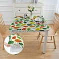 thumbnail image 2 of HAOXIT Autumn Pattern Square Tablecloth,Stain Wrinkle Resistant Reusable Washable Print,for Kitchen Indoor Outdoor Events Party Decor(Multicolor) 46*46, 2 of 8