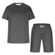 thumbnail image 5 of Mens Pantalones Casuales Cuello Redondo Impresión de Manga Corta Blusa Y Pantalones Cortos Traje, Pantalones de Traje para Hombres, 5 of 5