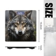 thumbnail image 2 of Bathroom Scale, Highly Accurate Digital Body Scale,Precisely Measures Weight up to 400 lbs-Oil Painting Of Angry Wolf With Beautiful Eyes, 2 of 4