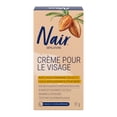 thumbnail image 2 of Nair Hair Removal Cream for Face & Upper Lip with Sweet Almond Oil and Baby Oil, 57g, 2 of 7