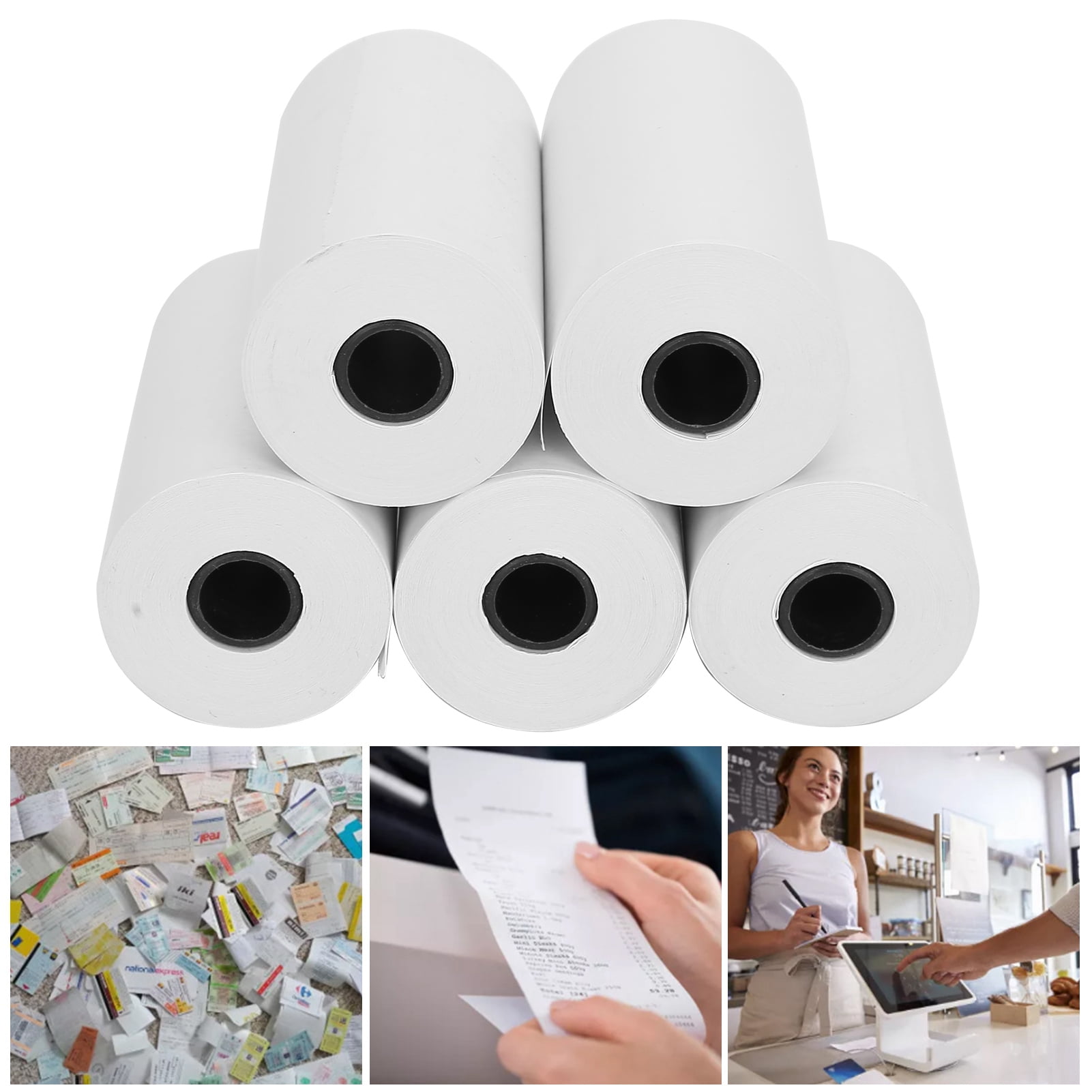 Thermal Receipt Paper Printer Thermal Paper 5 Rolls Thermal Receipt Paper Roll Thermal Paper For