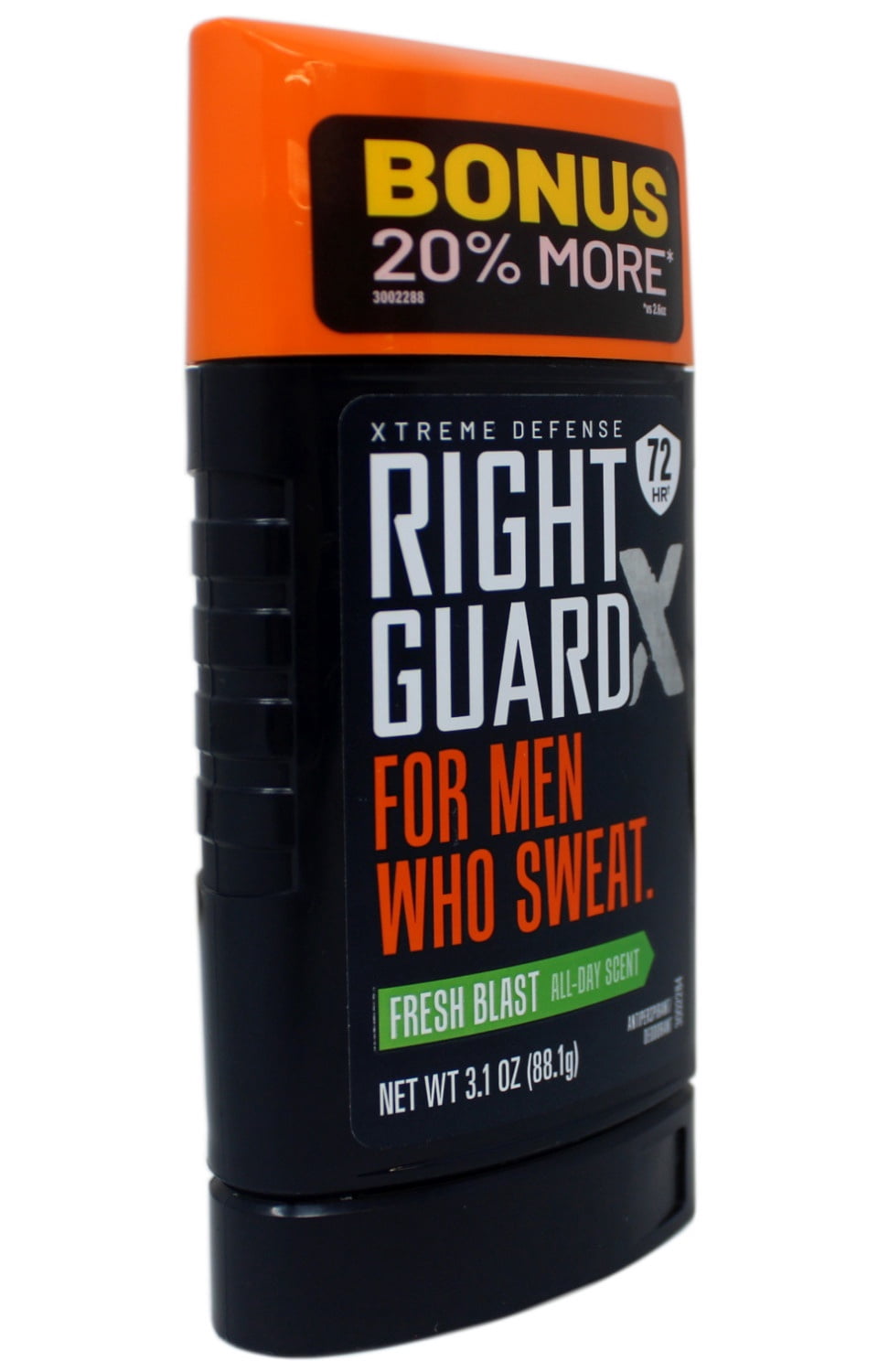 4 Pack - Right Guard Xtreme Defense Antiperspirant & Deodorant for Men Who Sweat, 72 HR, Fresh Blast Scent, 3.1oz