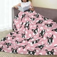 thumbnail image 6 of Pofeuu French Bulldog Print Ultra-Soft Micro Fleece Blanket,for Bed Or Sofa,All Season Throw Blankets Flannel Blanket-80"x60", 6 of 7