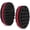 Black-2pcs, variant on Hair Sponge Brush for Twists and Dreads, Curl Brush Twist Sponge for Afro Curls, Black, 1 Pack