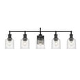 thumbnail image 3 of 5 Light Bath Vanity In Industrial Style-12.25 Inches Tall And 40.5 Inches Wide Z-Lite 734-5V-Mb, 3 of 5