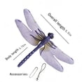 thumbnail image 2 of CaiYueKe Libellule Colorée Réaliste Suspendue Ornement Extérieur Jardin Patio Déco Anti-Insectes Répulsif Décoration Plastique Résistant aux Intempéries Maison Cour Lutte Antiparasitaire, 2 of 6