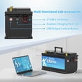 thumbnail image 2 of Batería KEPWORTH 12,8 V 100 Ah LiFePO4 recargable con BMS de 100 A, 2 of 7