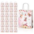 thumbnail image 1 of JOYGATHER - 24 bolsas de regalo de fiesta de hadas con asas, bolsas de papel para regalo de hongos Woodland para ni&ntilde;os, ni&ntilde;as, baby shower, fiesta de cumplea&ntilde;os, 1 of 7