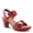 RED, variant on Spring Step Dade Sandals for Women - Ladies Casual Platform Sandal with Hook and Loop - Slip-On Womens Sandals for Any Event