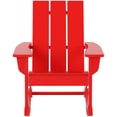 thumbnail image 2 of Palms Modern Adirondack Plastic Outdoor Rocking Chairs (Set of 4), 2 of 8