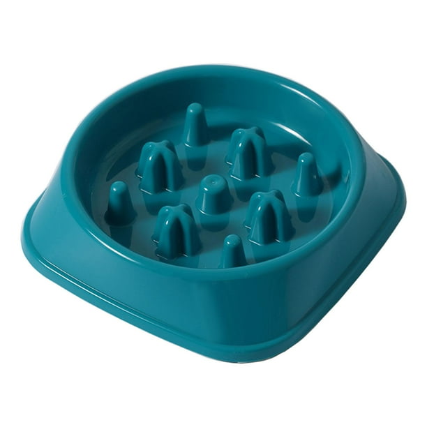 Comedero para perros, cuenco para perros, antiatragantamiento, antigolpes, cuenco para perros, cuenco para comida , cuenco para , Azul Salvador Comedero lento para perros