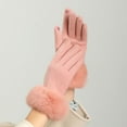 thumbnail image 5 of Herrnalise Gloves For Cold Weather Warm Keep Cold Proof Warm Touchable Screen Winter Wool Thickening Plush Glove Gifts for Women, 5 of 5