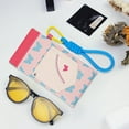 thumbnail image 4 of Cute Pink Eyeglass Case with Lanyard Magnetic Closure Sunglasses Bag for Travel and Daily Use, 4 of 6