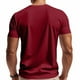 thumbnail image 4 of pstuiky camisetas para hombre, Camiseta de manga corta con cuello en V y ventilación de color liso para hombre camisas casuales para hombre l, 4 of 9