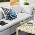 thumbnail image 2 of Modular Lounge Deep Sofa, Sunbrella, White, Fabric, Modern Contemporary, Outdoor Patio Balcony Cafe Bistro Garden Furniture Hotel Hospitality, 2 of 10