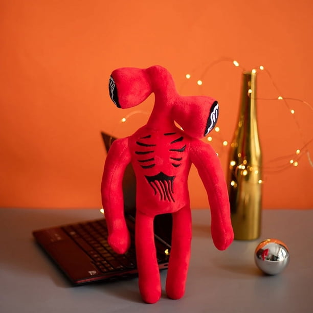 Peluche de cabeza de sirena de terror para niños, color negro, regalo de Navidad (2 unidades)