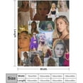 thumbnail image 2 of Pretty Florence Pugh Blanket Super Soft Throw Blanket Silky Flannel Lightweight for Sofa, Bed Blanket All Season Use 30""*40""（76 * 100cm）, 2 of 6