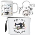 thumbnail image 1 of Set de regalos de costura Inbagi, bolsa de maquillaje, taza de café, llavero, 1 of 7